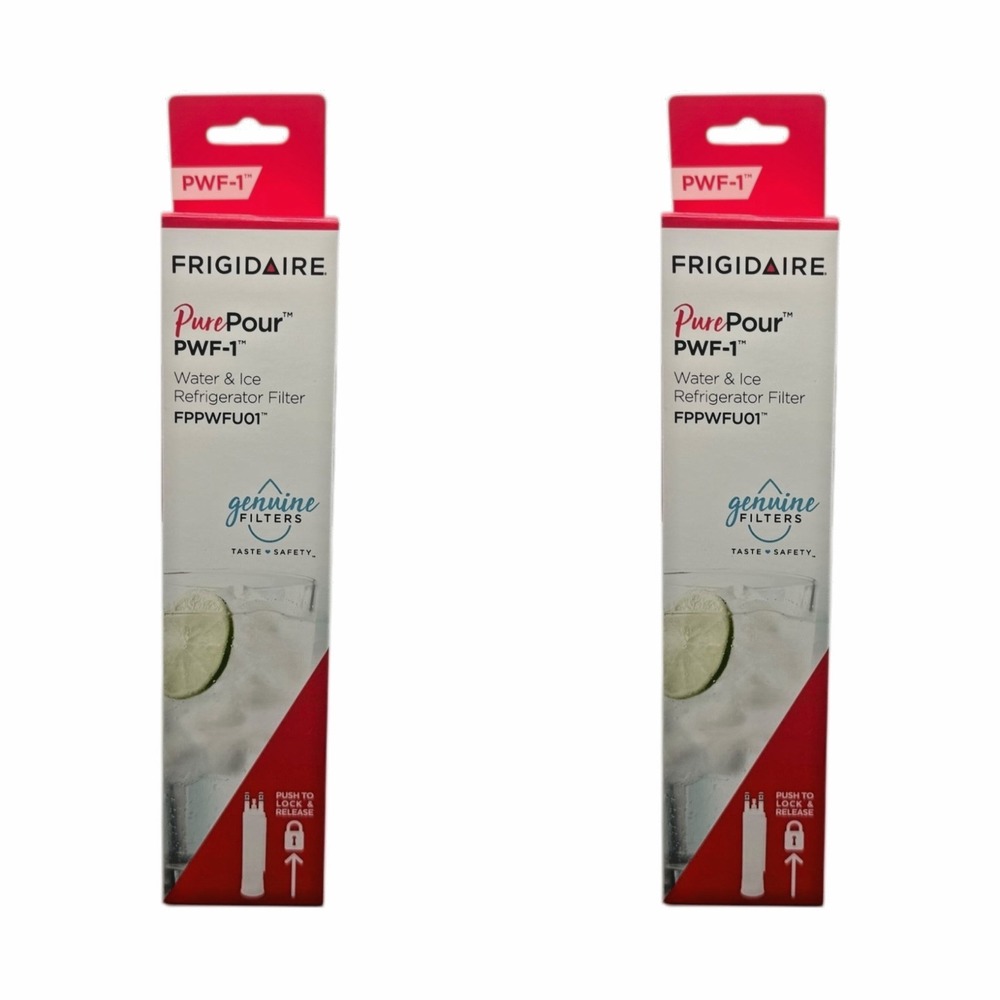Frigidaire PurePour PWF-1 Water Filter FPPWFU01 Genuine OEM Replacement Lot of 2